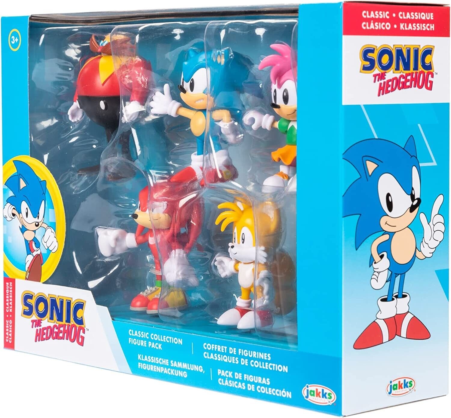 Sonic Boom 3 Action Figure Bundle - Sonic Tails Amy Knuckles Dr Eggman