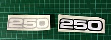 YAMAHA RD250 RD250 RD 250 DECALS C/Dx E and F SIDE PANEL DECALS,  2 No. Decals