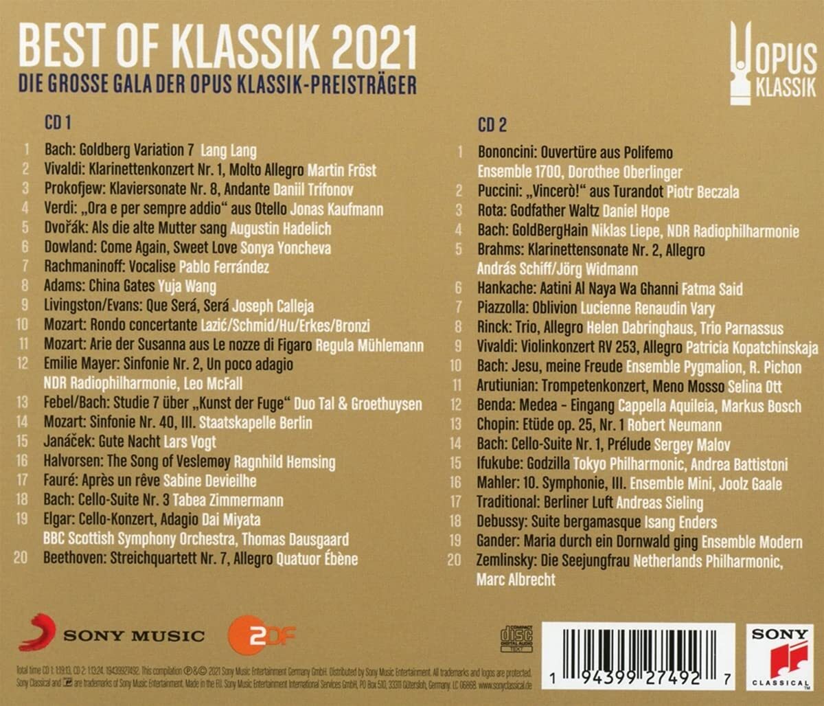 Thumbnail - Jonas Kaufmann Best Of Klassik 2021 – Die Große Gala Der Opus
