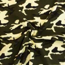 Tessuto Pile al metro Mimetico Altezza 150 cm W341