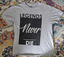 the young and wild "legends never die" tshirt Made In USA