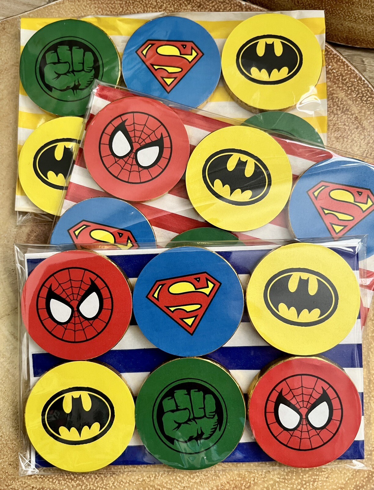 Superhero Chocolate Party Bag🔴Party Bag Filler🔵Piñata Gift🔴Party Prize🔵Hulk eBay