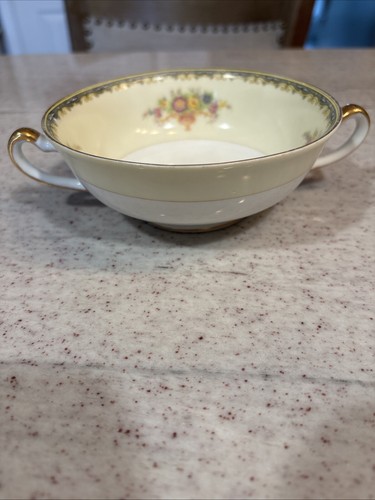 Vintage KIKUSUI Fine China 5"x 2" Bowl With Handles- Beautiful - Picture 2 of 7