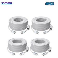 ZOSI 4PCS 150ft 45m Cat5e Ethernet Network Cable High Speed Network RJ45 Cable