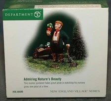 DEPT 56 ADMIRING NATURE'S BEAUTY 56690 NEW ENGLAND VILLAGE CHRISTMAS