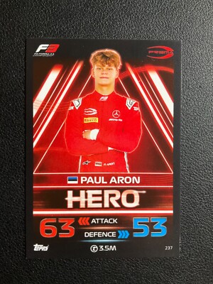 *PICK YOUR CARD* UK Version 2023 Topps Turbo Attax Formula 1 F1 F2 F3 Hero