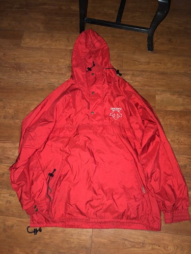 Descente red anorak size 3 | eBay