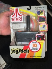 VTG Atari 2600 Plug N Play Joystick TV Controller 10 Classic Games New