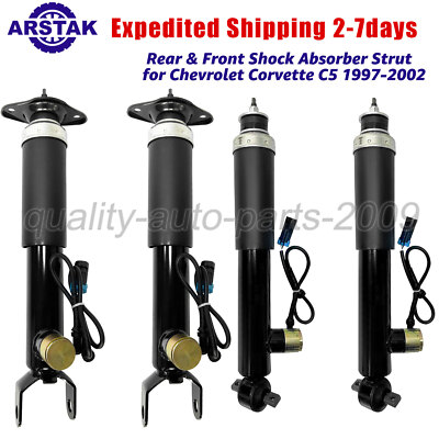 Pair Front Shock Absorber Struts w/Electric Fit Chevrolet C7 Corvette Pair Front Shock Absorber Struts w/Electric Fit Chevrolet C7 Corvette