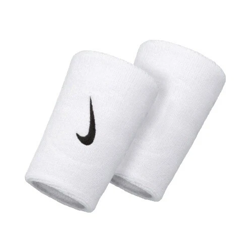 Muñequeras para hacer ejercicio Nike blanco