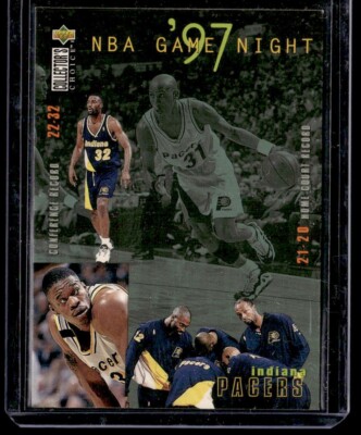 1997-98 Upper Deck Collector's Choice NBA Game Night Indiana Pacers Team #166