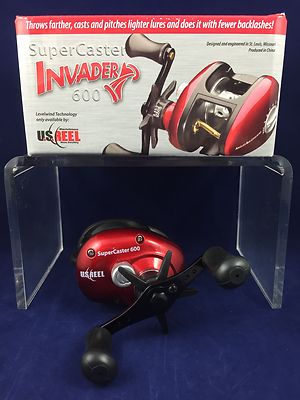 NEW! 600 Invader Right Hand Super Caster by U.S. Reel - Baitcaster