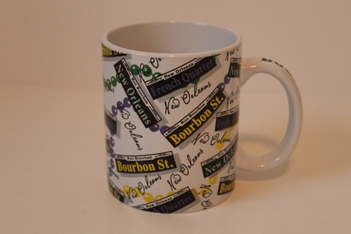 New Orleans Themed 10 oz Ceramic Coffee Mug - Picture 4 of 8