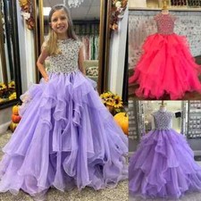 Jenniferwu Custom Made Girl Gown Dress Wedding Party Evening Pegeant Dance Gown