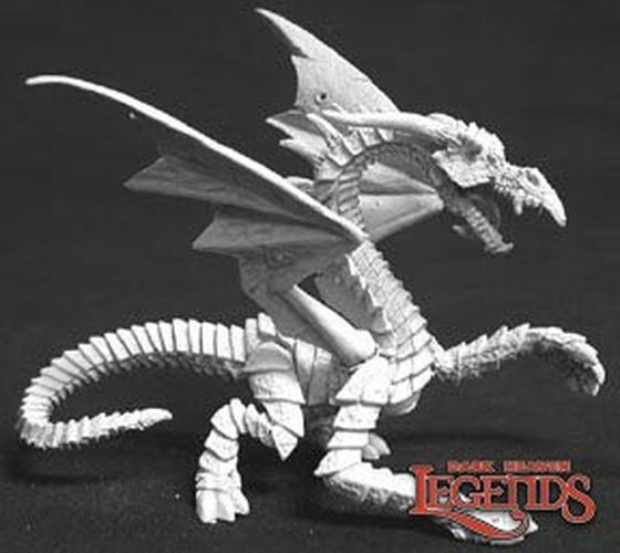 Figurine Dragon Abyzarran Reaper 2193 en métal pour jeu de rôle JDR