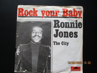 SINGLE VON  RONNIE JONES  ROCKYOUR BABY --  THE CITY