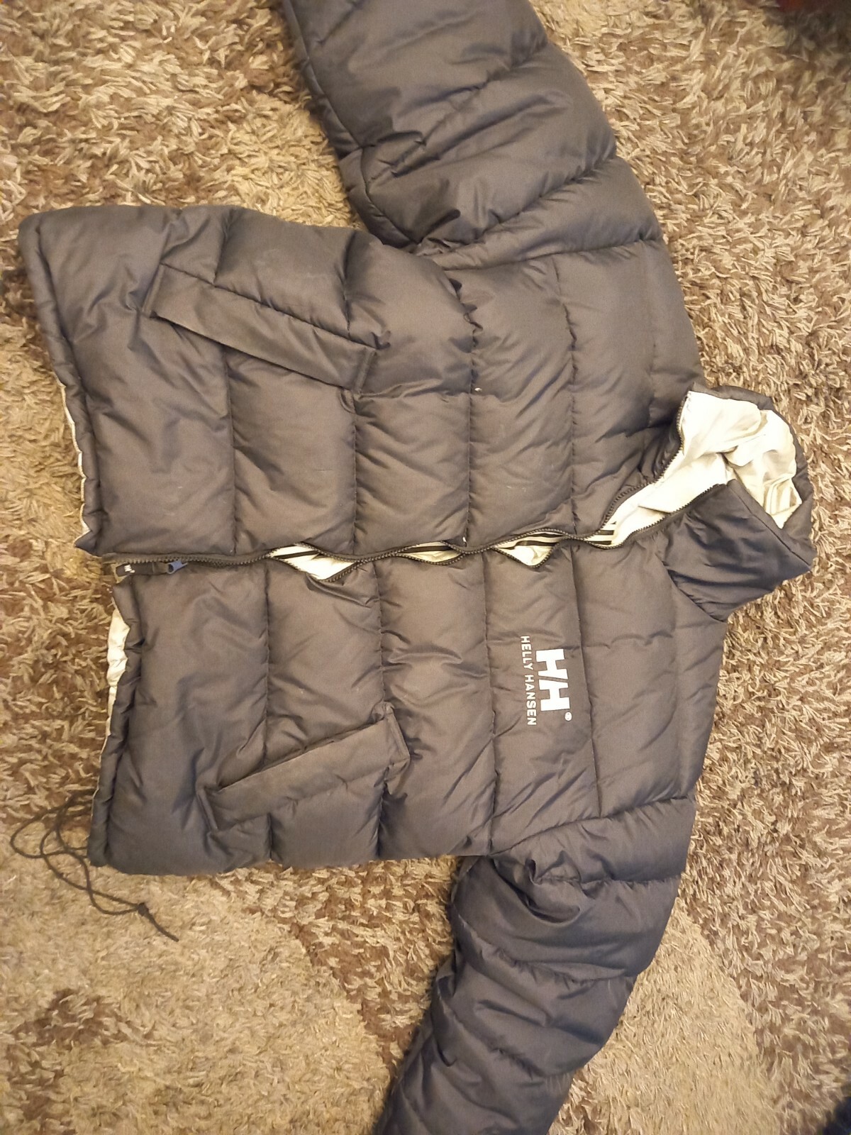 Astilla negra reversible vintage Helly Hansen años 90