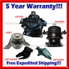 N386 Fits 2014-2020 Acura RLX 3.5L Engine Motor & Transmission Mount Set 5pc