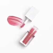 TANAÏS Lip Oil, Plumeria Petals, Pink Shimmer, NEW, 0.07floz/2.3mL (Travel Size)