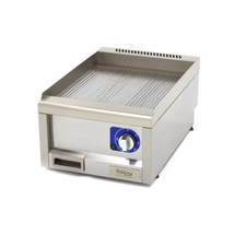 Gastro Grillplatte gerillt Burgerplatte Bratplatte Griddleplatte Elektro 40x60cm