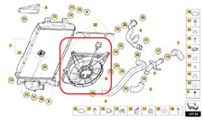 NEW OEM Lamborghini Aventador Radiator fan 470959455D