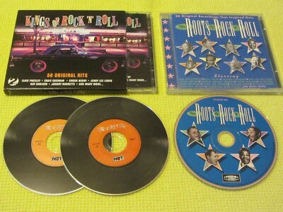 The Roots Of Rock N Roll & Kings Of Rock N Roll 2 Albums 3 CDs Elvis Fats Domino