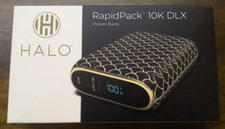Halo RapidPack 10K DLX Power Bank with USB-A Output/USB-C Input, Digital Display
