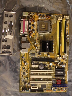 ASUS P5PL2 Sockel 775 DDR2 Mainboard PCI PCI-e IDE FDD SATA FUNKTIONSFÄHIG