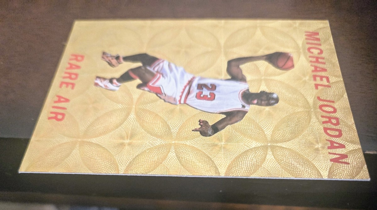 Michael Jordan 1993-94 RARE AIR Gold Prism Promo Card 1/10,000 NM/MT White Jerse | eBay Michael Jordan 1993-94 RARE AIR Gold Prism Promo Card 1/10,000 NM/MT White Jerse | eBay