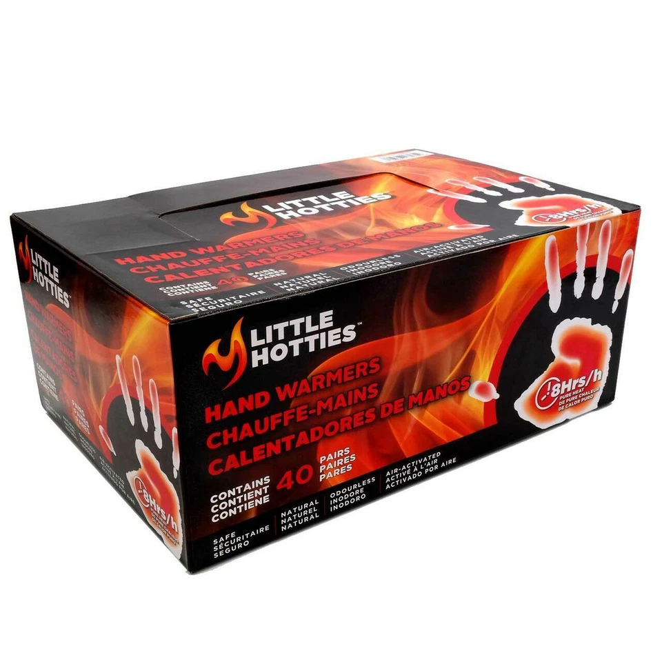 Little Hotties Hand Warmers 40 Pairs Snow Ski Glove Warmer Heater Skiing Outdoor - image 3 of 4