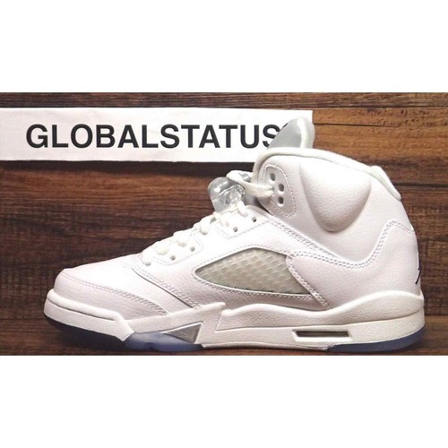 Nike Air Jordan 2015 5V retro plata metálica juvenil talla 5Y (440888-130) - Imagen 2 de 7
