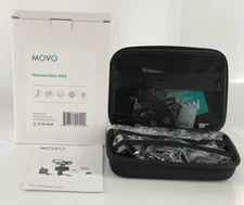 Movo Wireless Smartphone Video Kit V2 with Grip Rig Wireless Lav Microphone MORE
