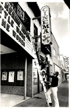 GA214 1981 Original Harlin Smith Photo CINEMA THEATRE GRAND OPENING SACRAMENTO