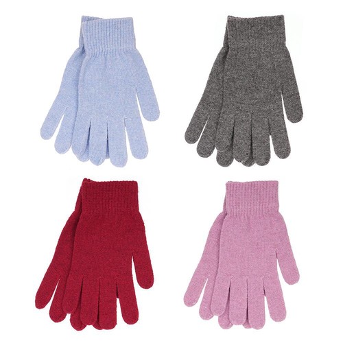 A2Z Damen Handschuhe 4er Pack Damen Winter warme Chenille Handschuhe One Size weiche Fäustlinge