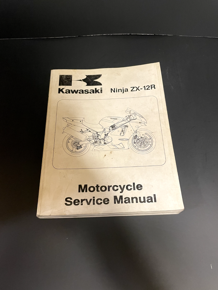 2002 Ninja ZX-12R Kawasaki OEM Motorcycle Service Manual 99924