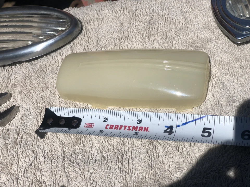 REPLACEMENT 49 TO 58 DOME LIGHT LENS, FITS ON BUICK CHEVY CADILLAC OLDS PONTIAC - Image 2 of 2