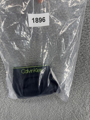 Calvin Klein Boy's 2 Pack Cotton Stretch Boxer Briefs Green Black Size Medium - Picture 4 of 4