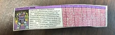Vintage Transformers Bandai Hasbro G1 HOOK Tech Spec card