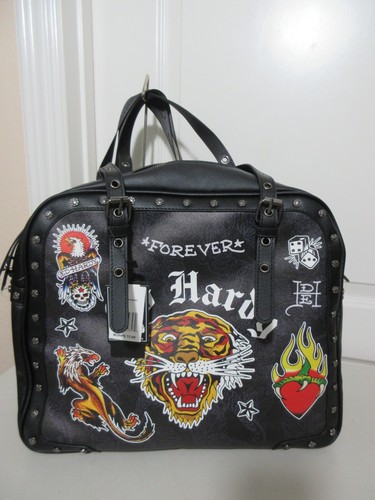 NWT ED HARDY FOREVER TIGER SATCHEL/ TOTE/SHOULDER BAG