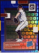 2022 Panini Donruss Optic Baseball Mike Baumann #57 Blue Pandora 71/99