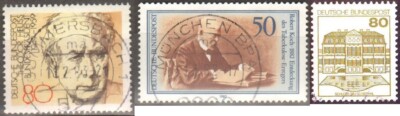 str. EU-Germany 1982 Theodor Heuss-Robert Koch-Wilhelmsthal Castle 3 val fu