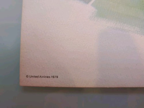 Nixon Galloway Set of 2 Prints United Airlines Collectn 1979 Douglas DC-8 '79 80 - Picture 12 of 15