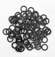 100 Skateboard Truck Speed Kit Axle Washer Spacers for Bearing Performance BLACK