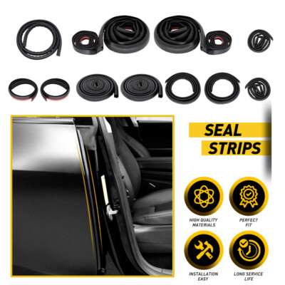 Seal Strip Molding Edge Trim Car Door Window Protector for 2017-23 Tesla Model 3