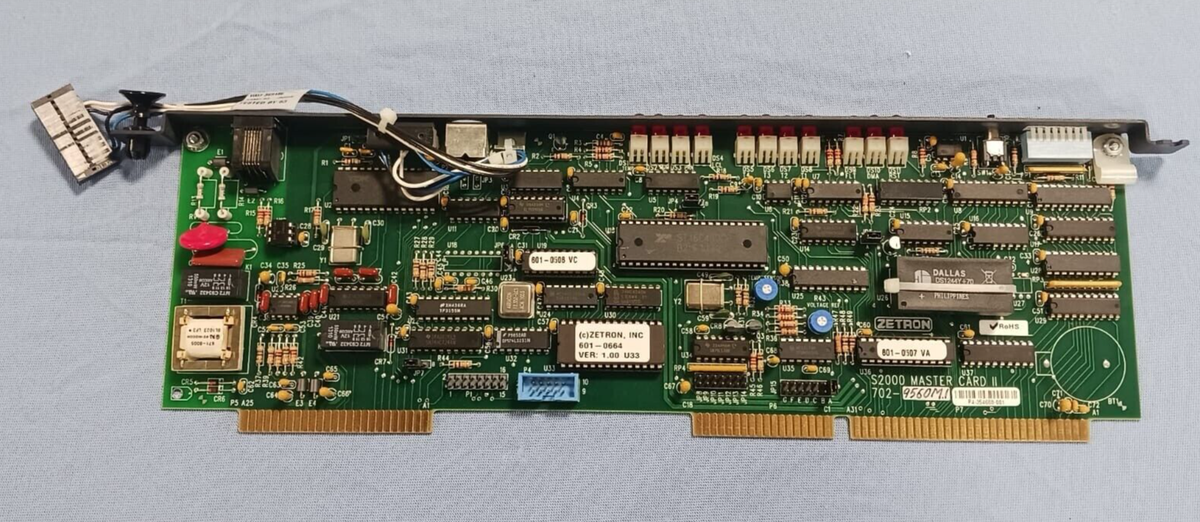 Zetron S2000 Master Card II 2 PCB Circuit Board 702-9560M.1, P4