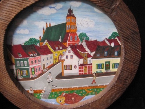 Zwei Bilder Carl Prössler Eupen naive Malerei - Bild 14 von 17