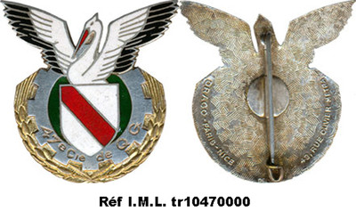 47° Compagnie de Quartier Général, Emaille, Drago Olivier Métra Deposé (3104)