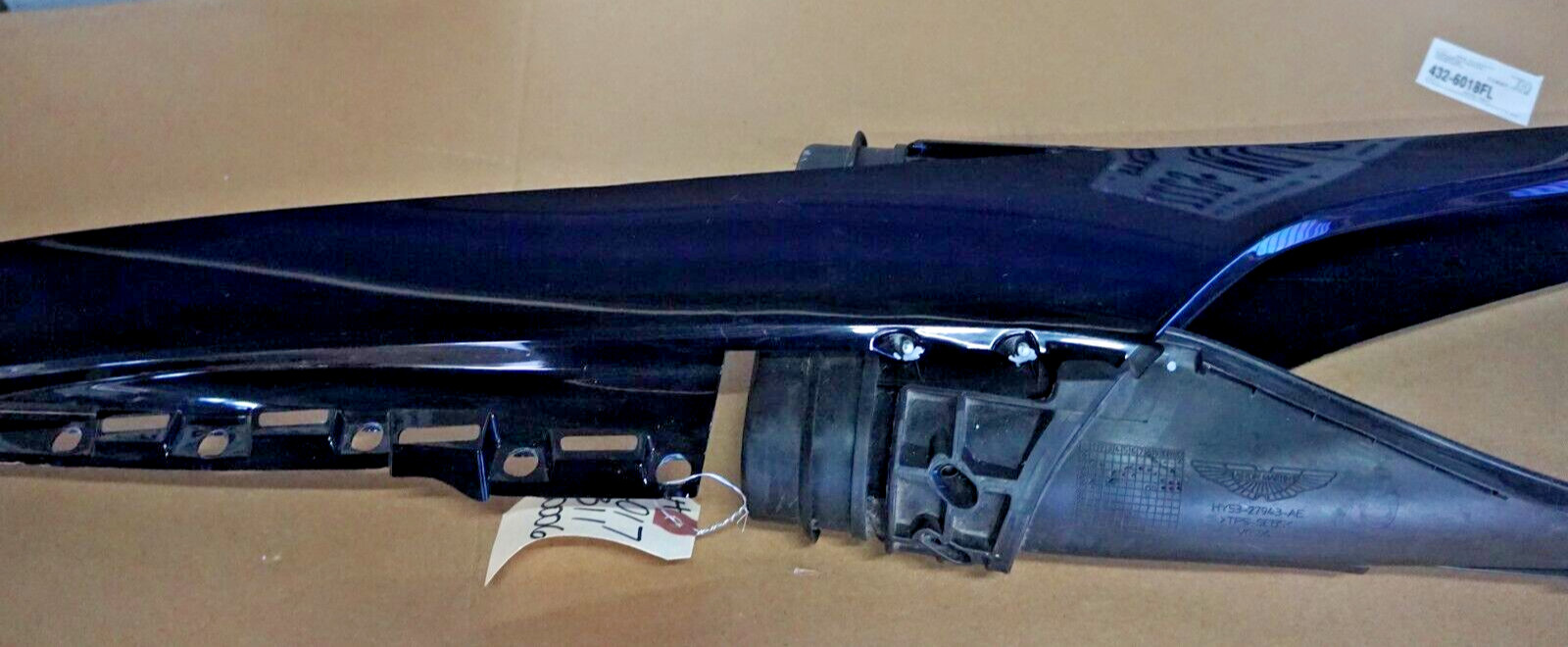 2017 Genuine OEM Aston Martin LH Rear Tailgate Drip Trim HY53-27943-AE