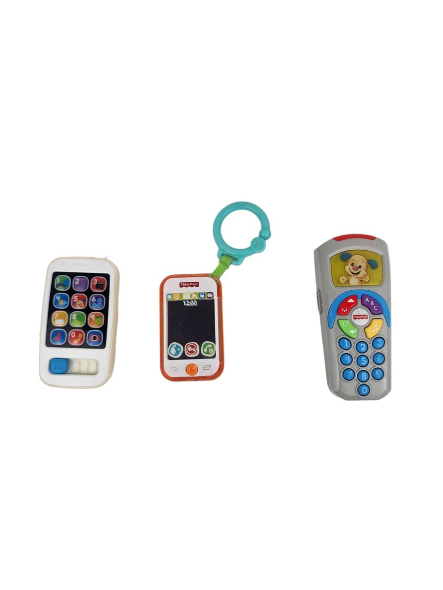 Fisher Price Electronic Toy Cell Phone Remote Mattel Lot of Tested Working