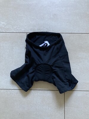 Gonso Kinder Radhose kurz 116 Schwarz mit Innenpolster guter gebrauchter Zustand